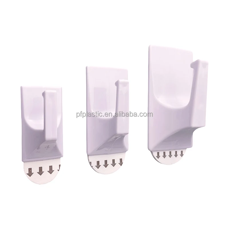 Factory Price Ceramic Wall Hooks Wall Clock Hooks Plastic Hanging Hook removable