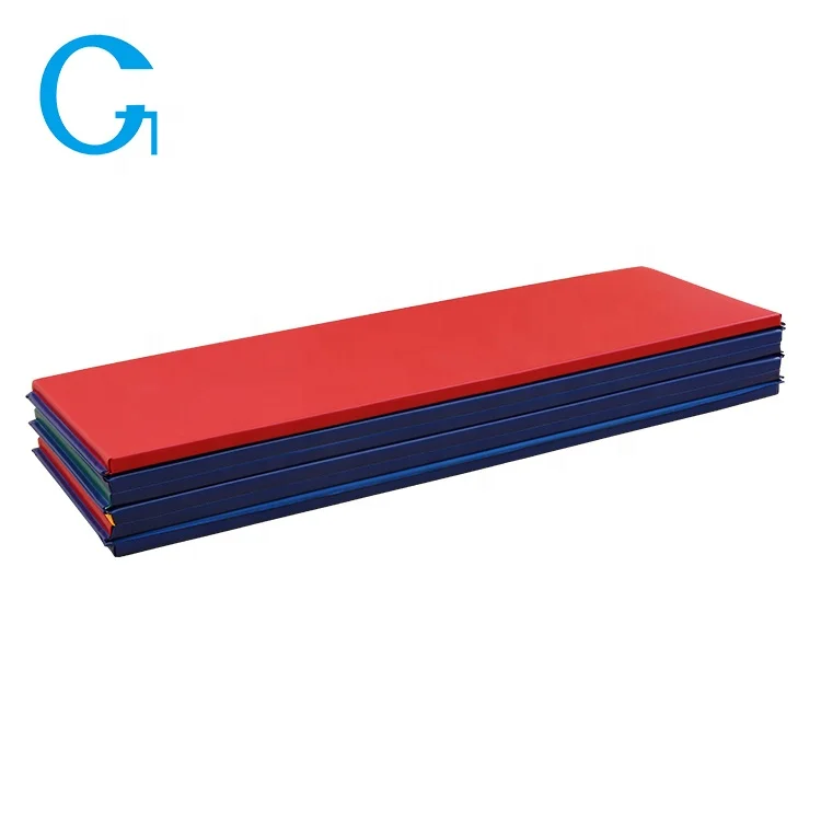 High density red XPE/EPE gymnastic folding buy large gym mats mat