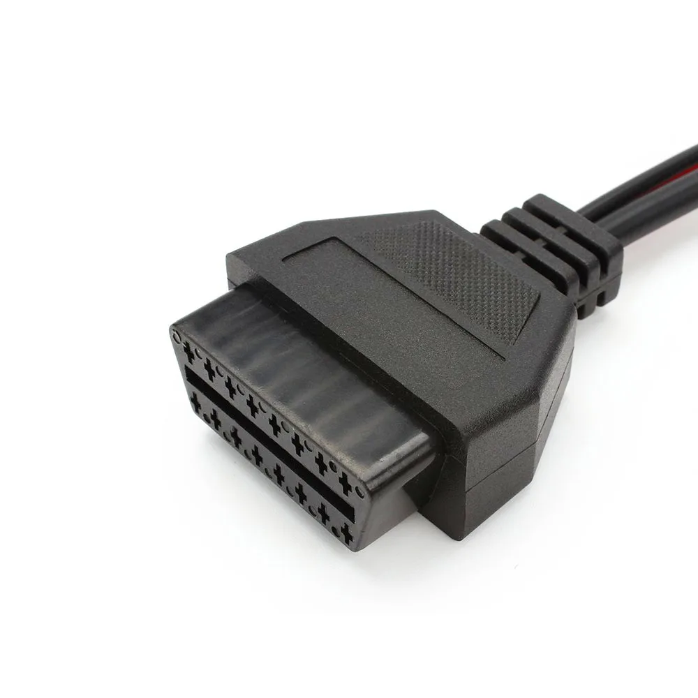 high quality waterproof 3 pins to 16 pins diagnostic adapter OBD cable for automotive