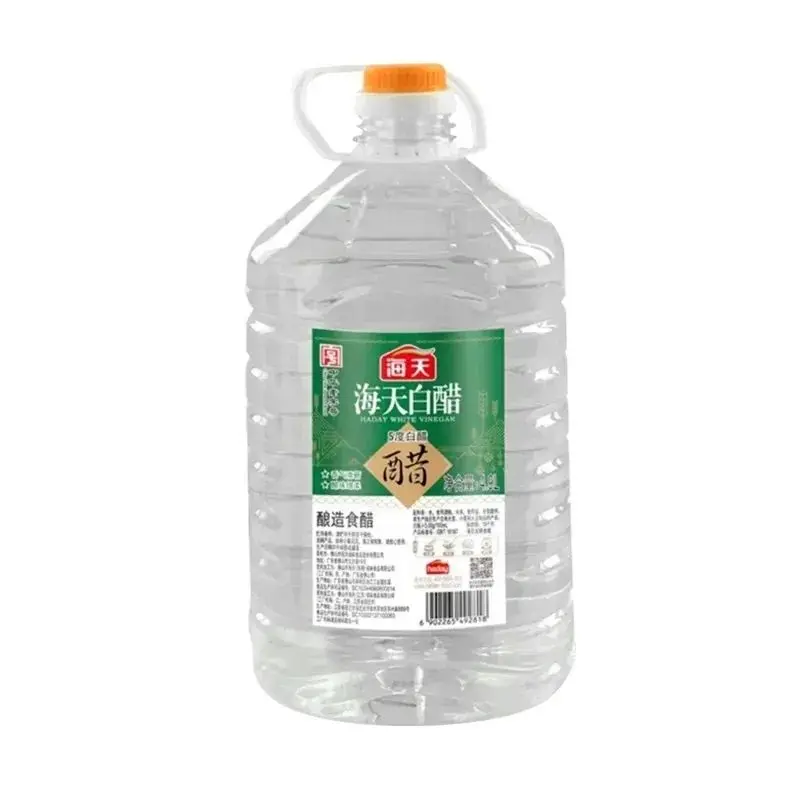 Haitian whole box wholesale white vinegar 4.9L large barrel of dip salad pickled snacks commercial brewing edible vinegar