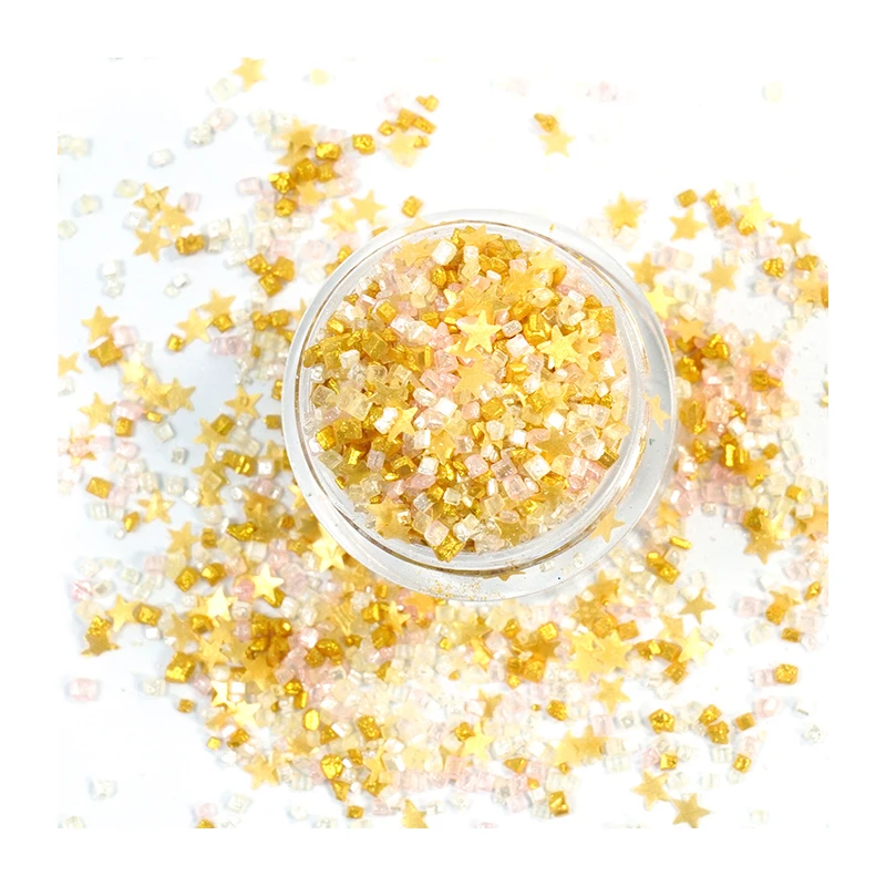 Sparkle Sugar Crystals & Stars Decorative Sprinkles