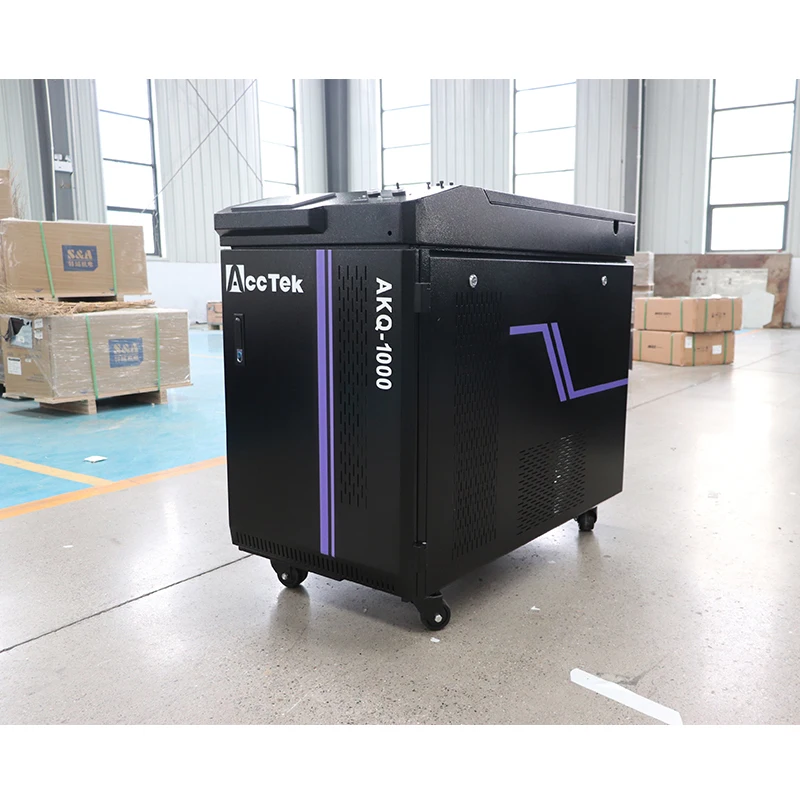ACCTEK CW 1500W laser cleaning machine for rust cleaning continuous 2000W 3kw metal laser cleaner