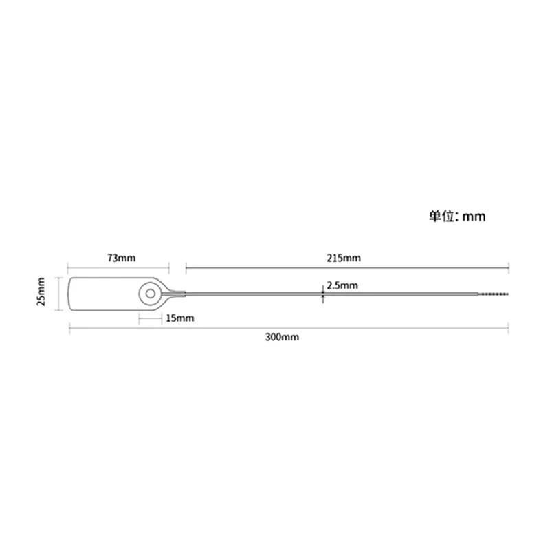 OY-PS104 high quality and low price security plastic seal