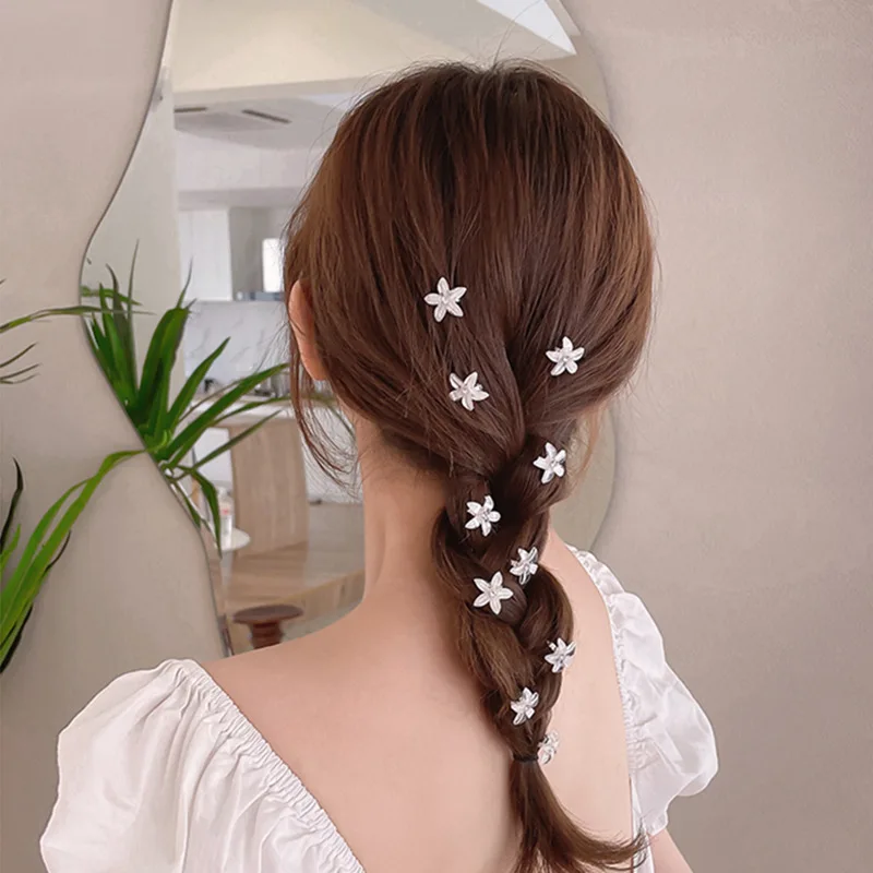 10 pcs/set woman side hairpin small cute bangs hair accessories braided hair buckle temperament hairpin