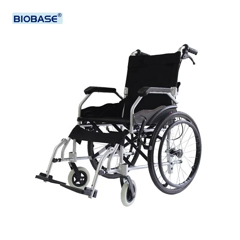 BIOBASE Folding Manual Wheelchair for the Elderly People Disabled Wheelchair