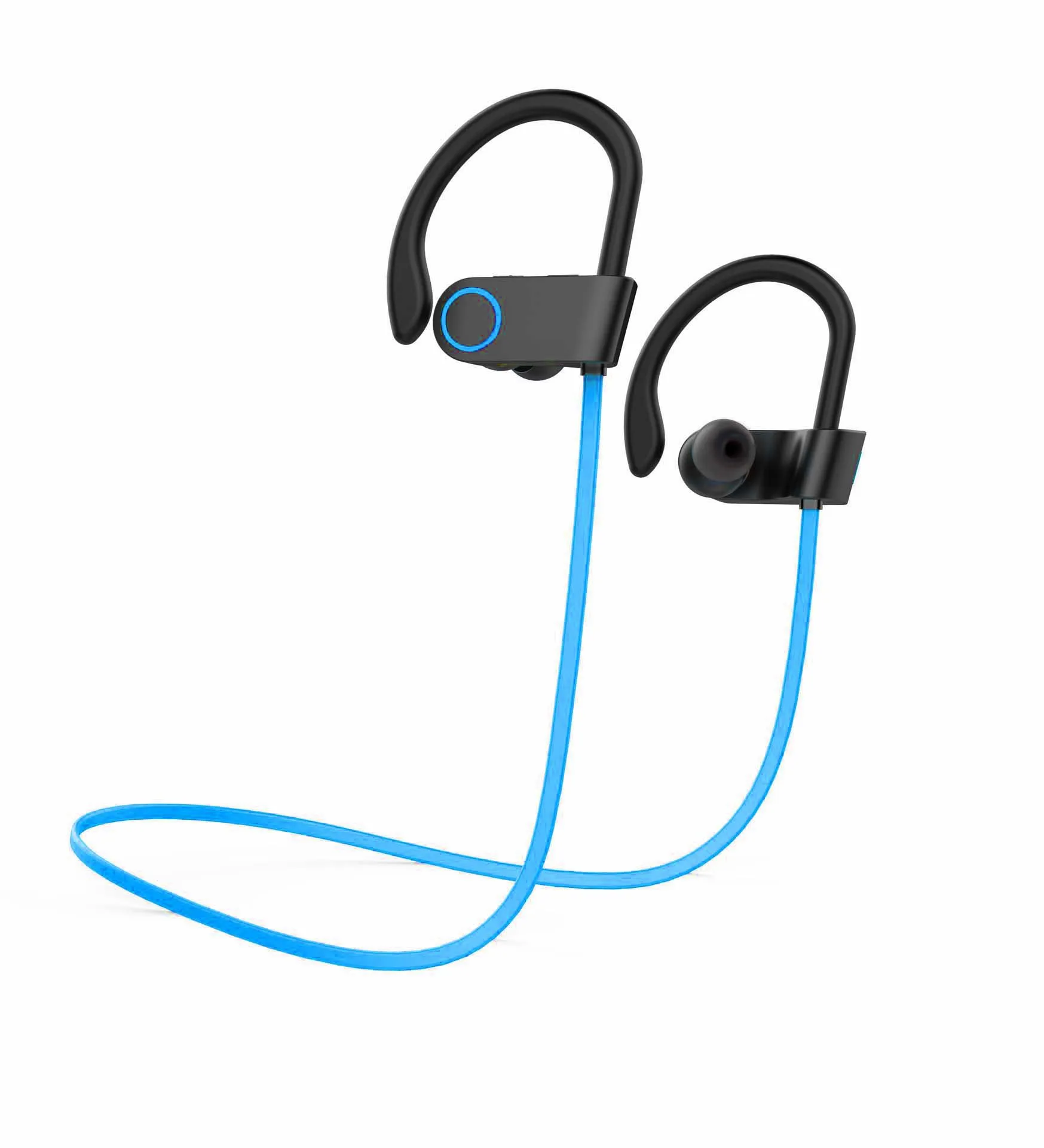 
5.0 wireless sports Blue-tooth headset hot sale e-commerce earhook Blue tooth headset colorful choice wireless headset 