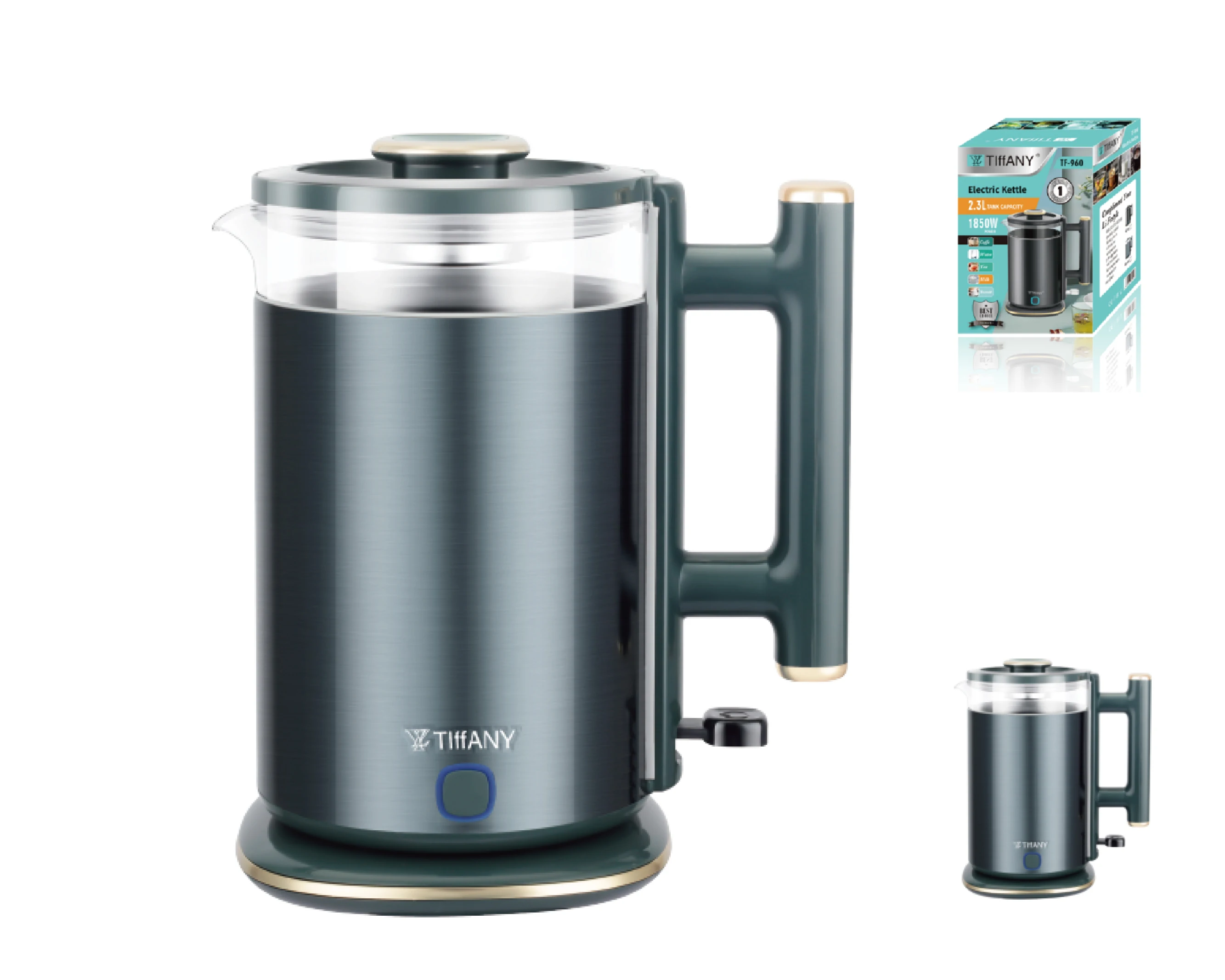 Горячая продажа Высокое качество беспроводной мини электрический чайник для бытовой кухни