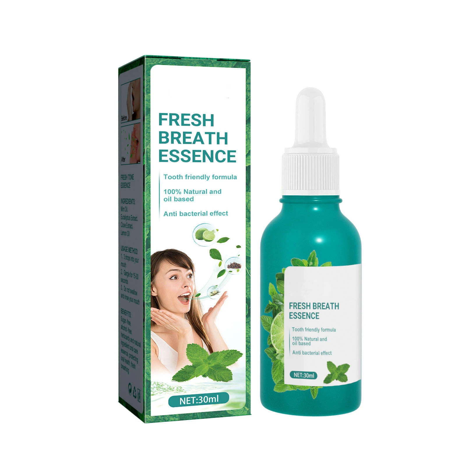 New Mouth Care Product Spray Fresh Breath Mints Essence Eliminates Odor In The Mouth Fresh Breath Clean the Mouth 30ml
