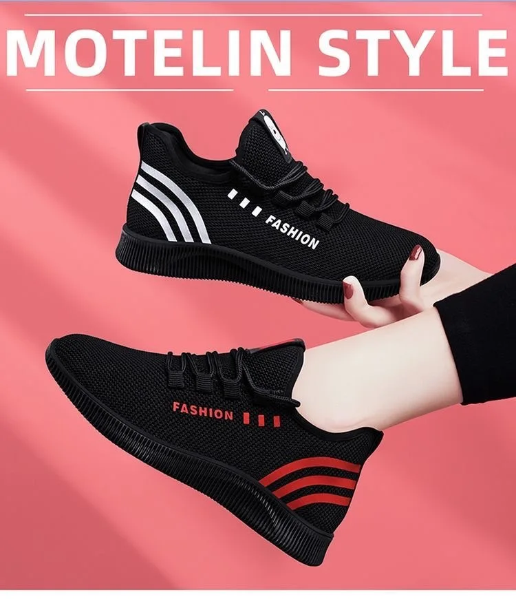 2021 Fashion Women Vulcanized Shoes Sneakers Ladies Lace-up Casual Shoes Breathable Canvas Shoes