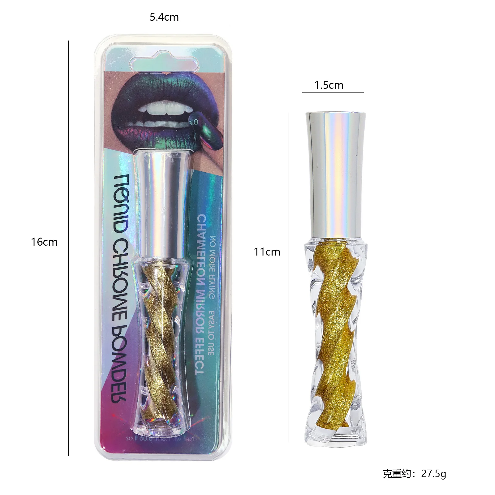 New arrive Shiny Pigment Mermaid Chrome Powder Liquid Laser Powder