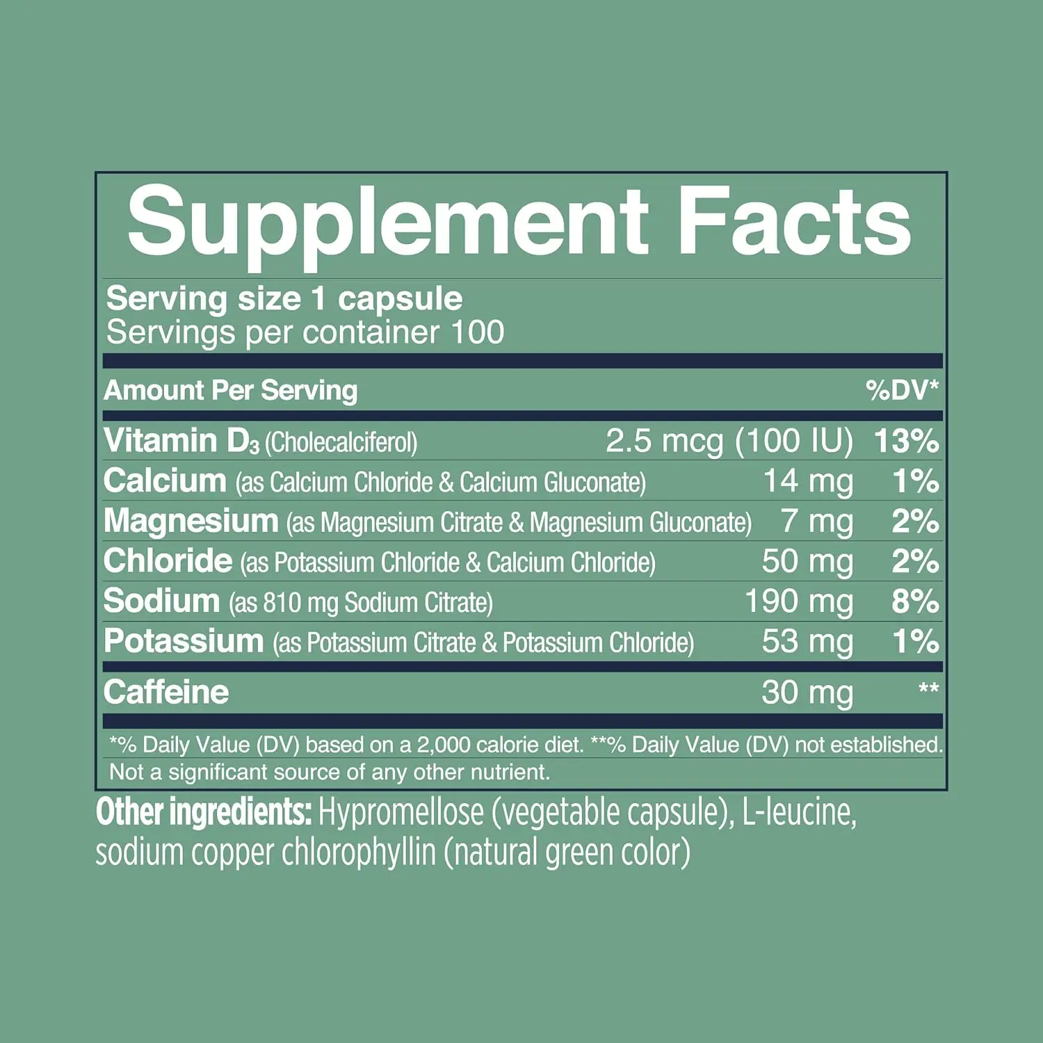 Professional Supplier Electrolytes with Caffeine Salt Pills and Electrolytes for Running, Hydration, Leg Cramps Relief