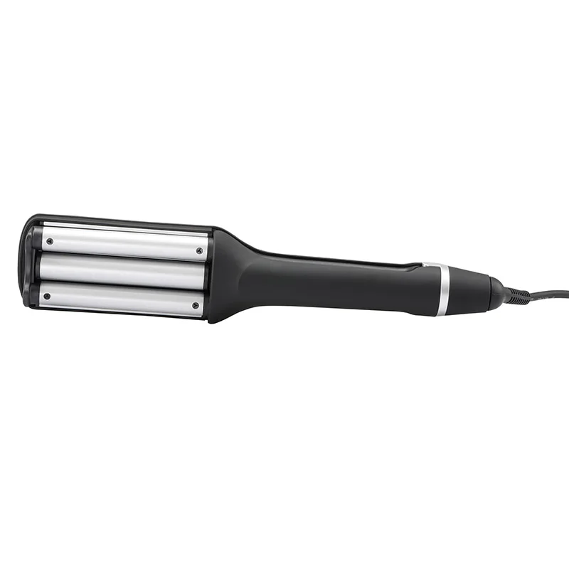 PTC Heater Lockable Portable Professional Electric 3 Barrel Triple Tong Waver Hair Curling Iron