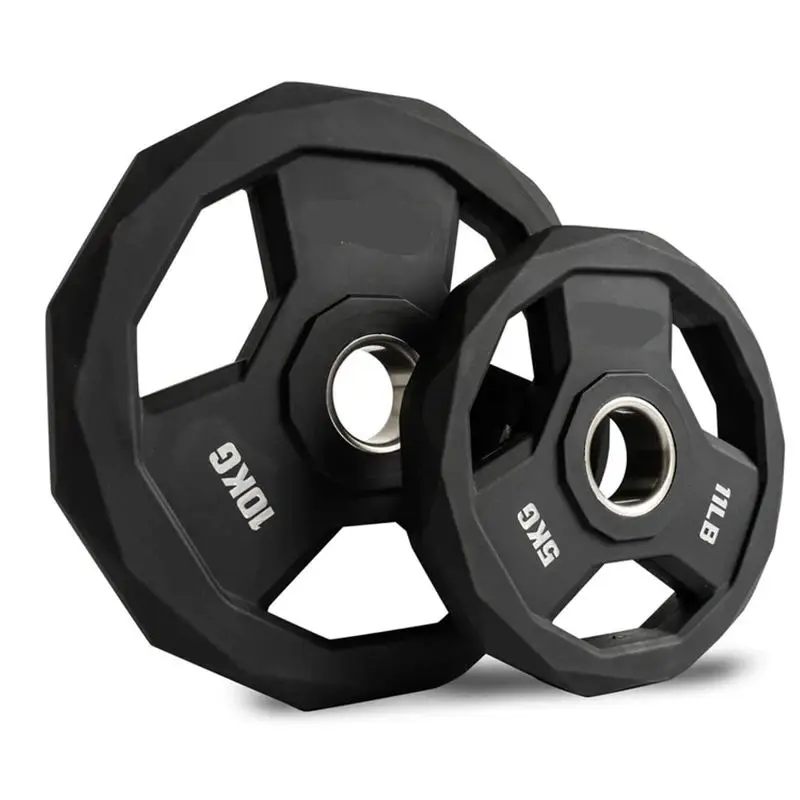 China Dumbbell Set Competition Rubber Black Barbell Weight Gym Cpu Rack Bumper Plates 50 Mm
