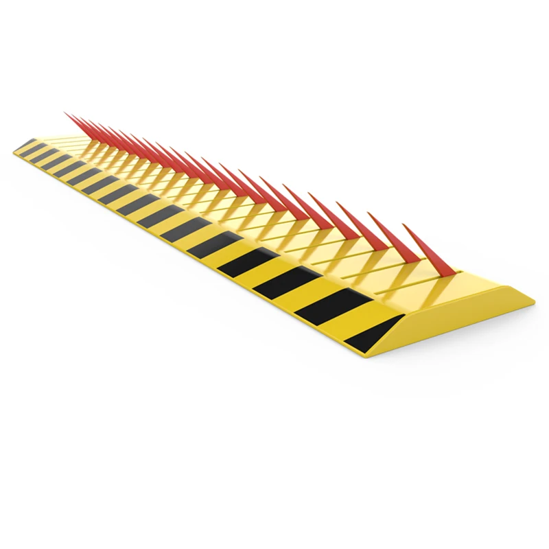 Hot selling black road heavy duty spike roadblock spikes for tires remote control spike barrier