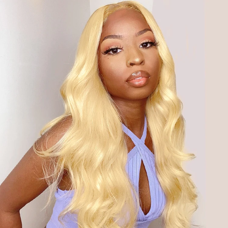 Дешевый вьетнамский необработанный Натуральный Необработанный длинный парик forcueu с кутикулой длиной 26 дюймов 613, швейцарский прозрачный кружевной фронтальный парик из человеческих волос