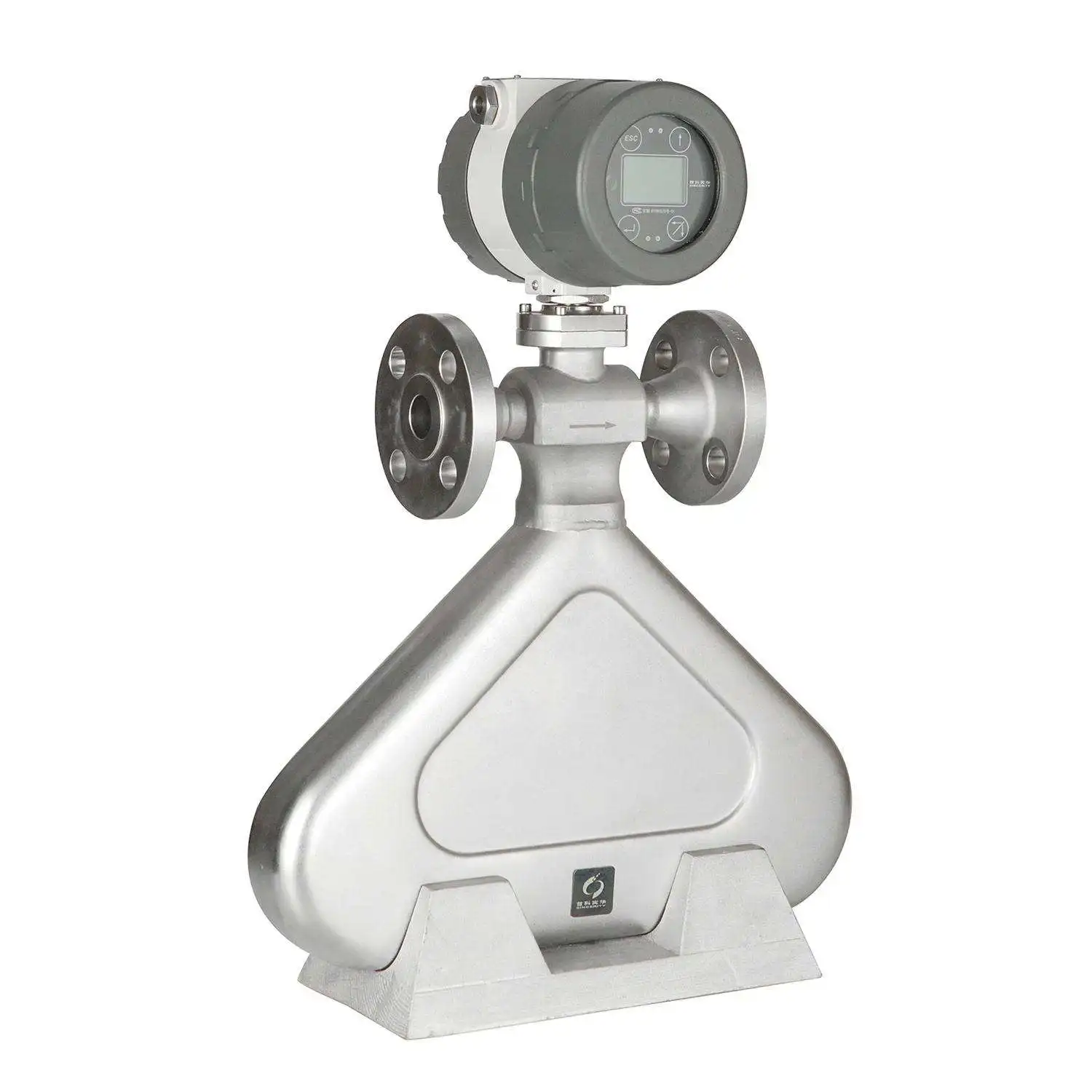 Digital Display Hydraulic Liquid Flanged Water Flow Meter 3 Inch Turbine Type Coriolis Mass Flow Meter