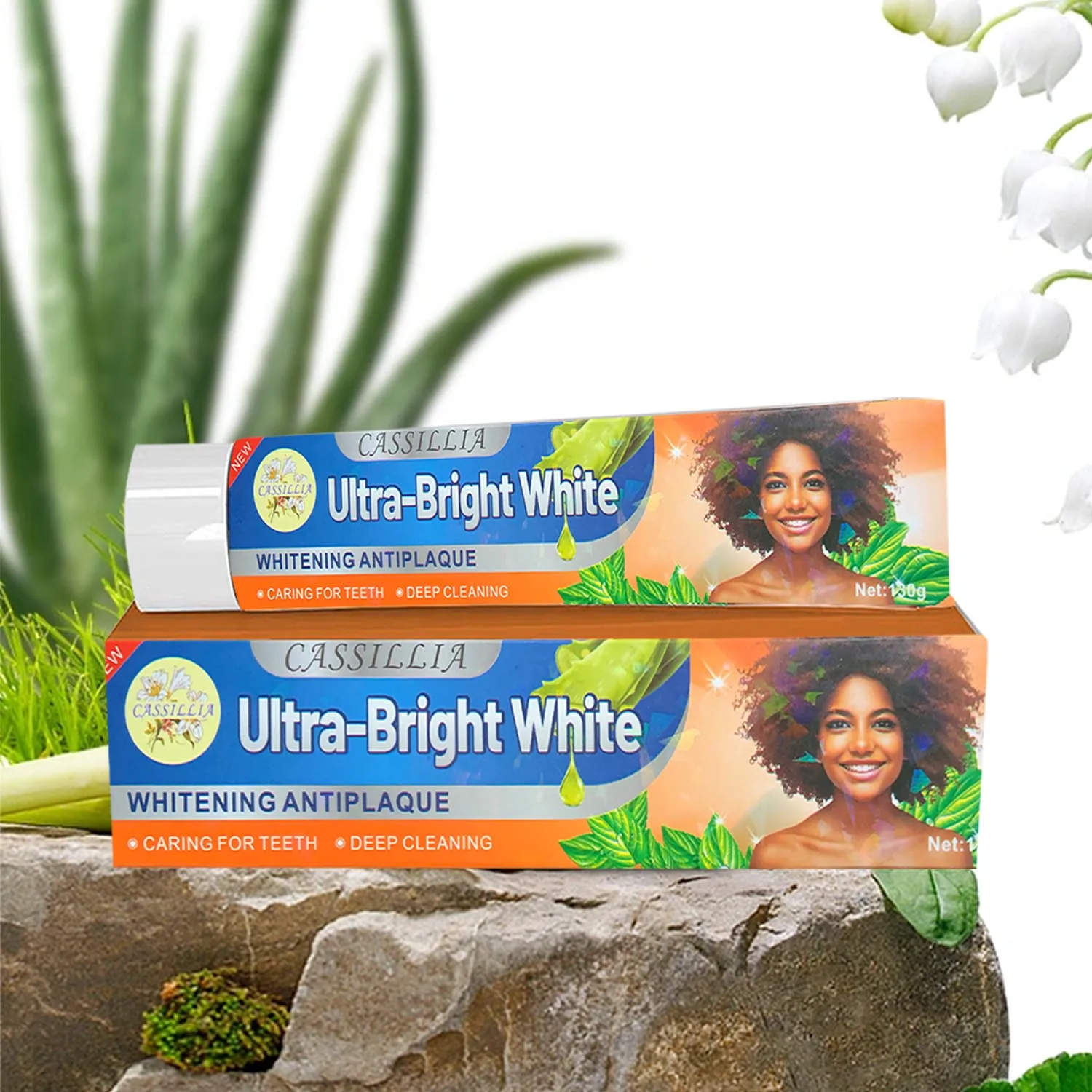 OEM private label tooth paste fluoride free gum bleeding anti sensitivity whitening herbal organic aloe vera toothpaste