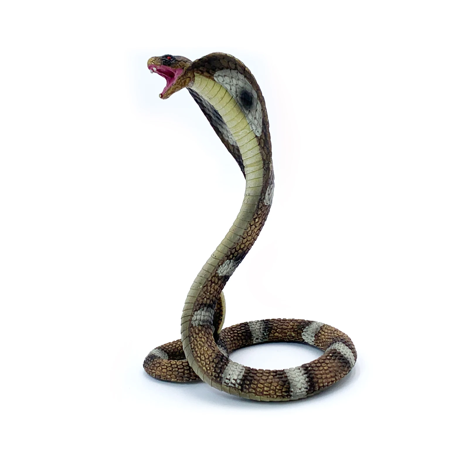Wildlife Realistic High Quality PVC Plastic Animal Figure Toys Realistic Eco-friendly Anima Standing Cobra Toys