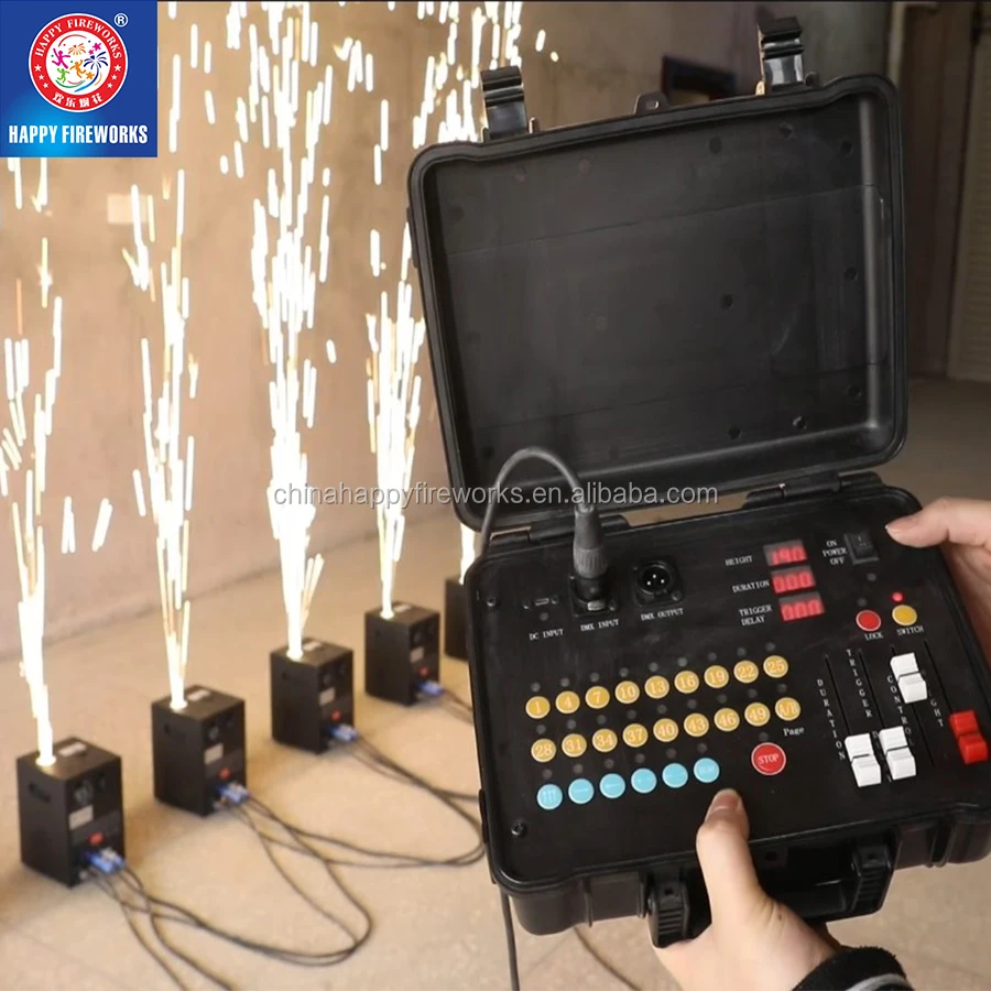 CE certificate smokeless sparklers fountain fireworks firing system wireless remote control