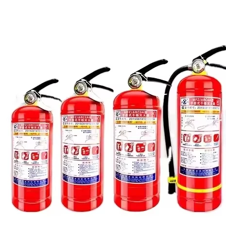 Safety red carbon steel extinguishing equipment chemical powder fire extinguisher
