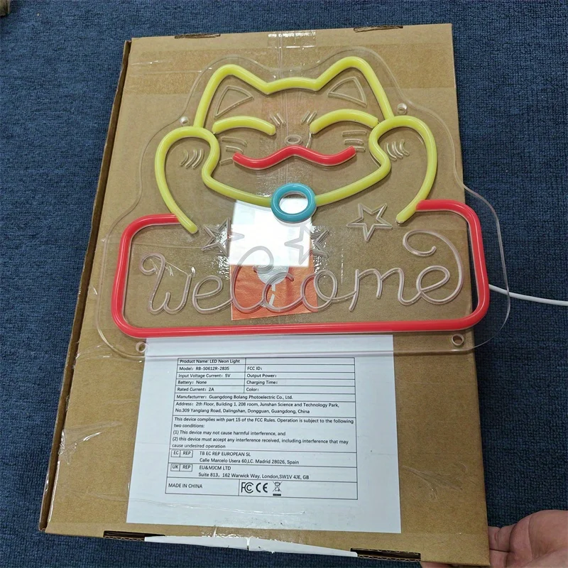 Dropshipping Free Design Custom Led Neon Sign No MOQ Led Custom neon sign For K-Mico-welcome Party Home