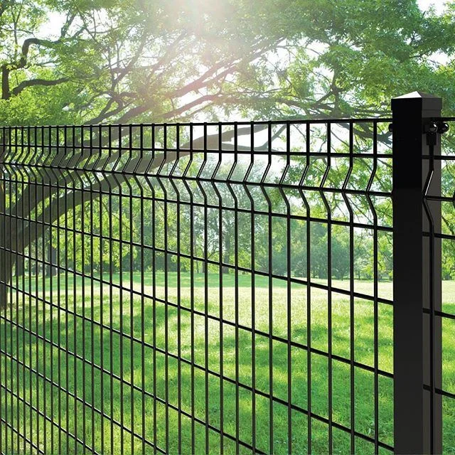 Factory Direct Good Quality Green/Grey/Yellow PVC Coated 3D Fence Security Park Square Hole 3D Welded/Curve Bridge Protection
