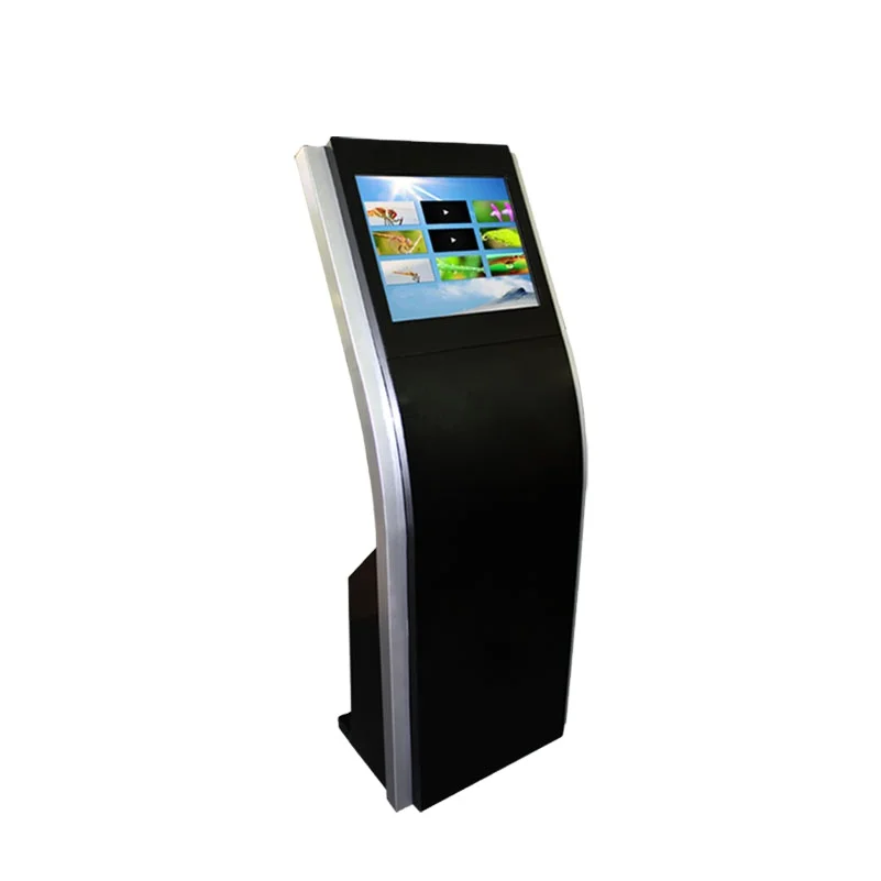  19 дюймов свободный стоящий распечатанные билеты на сенсорный экран digital signage очереди системному программному обеспечению машина