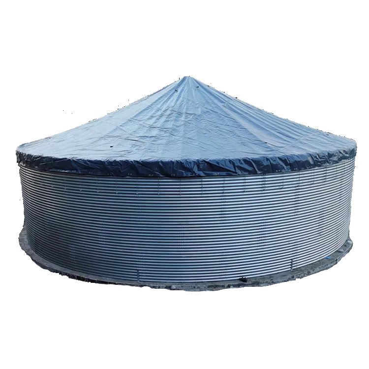 11m diameter  closed top  Corrugated Water Tanks  320 m3  PRICE