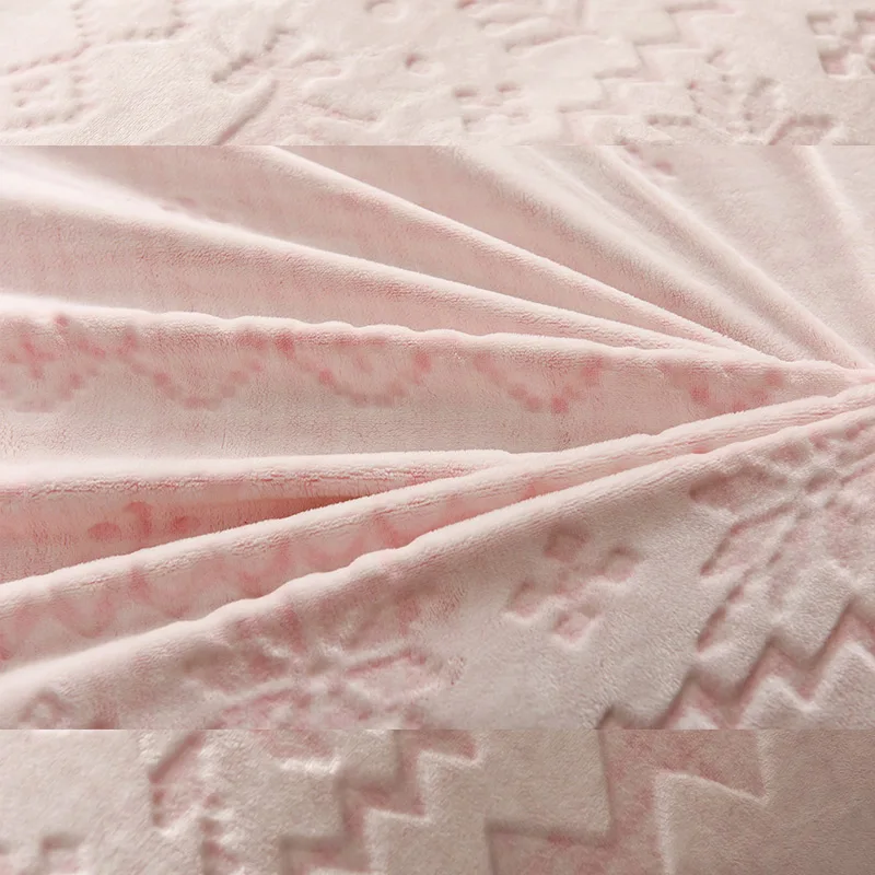 winter thermal flannel bed sheet, Milk velvet cut flower polyester 4 bedding set