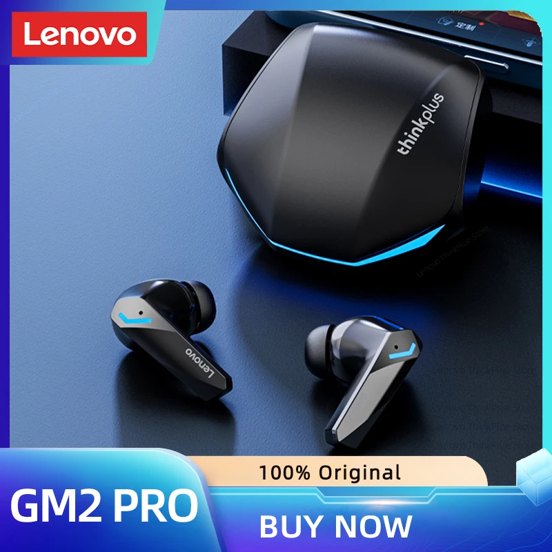 Оригинальные беспроводные наушники Lenovo GM2 Pro 5 3 Bluetooth с низкой задержкой HD-вызовом игровая гарнитура двойным режимом и