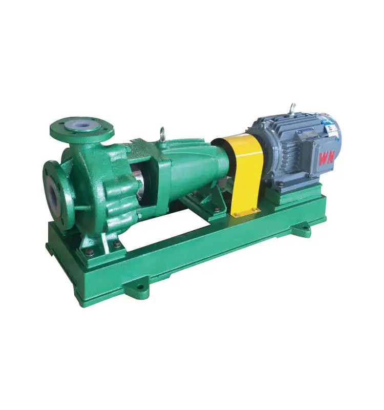 IHF Fluoro Resistant High Pressure Chemical Centrifugal Pump Stainless Steel Waste Water Pump