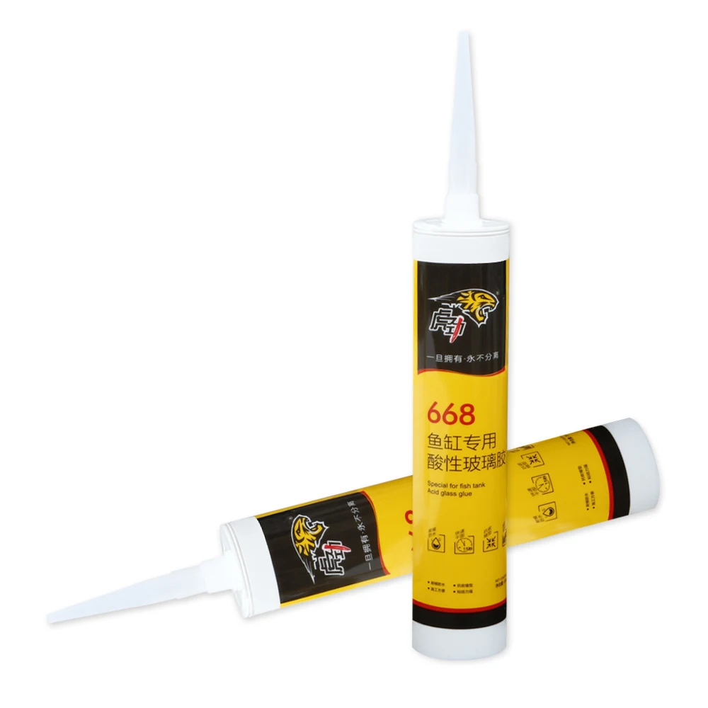 Professional Factory Acid Glass Glue Adhesive Silicone Sealant For Fish Tank