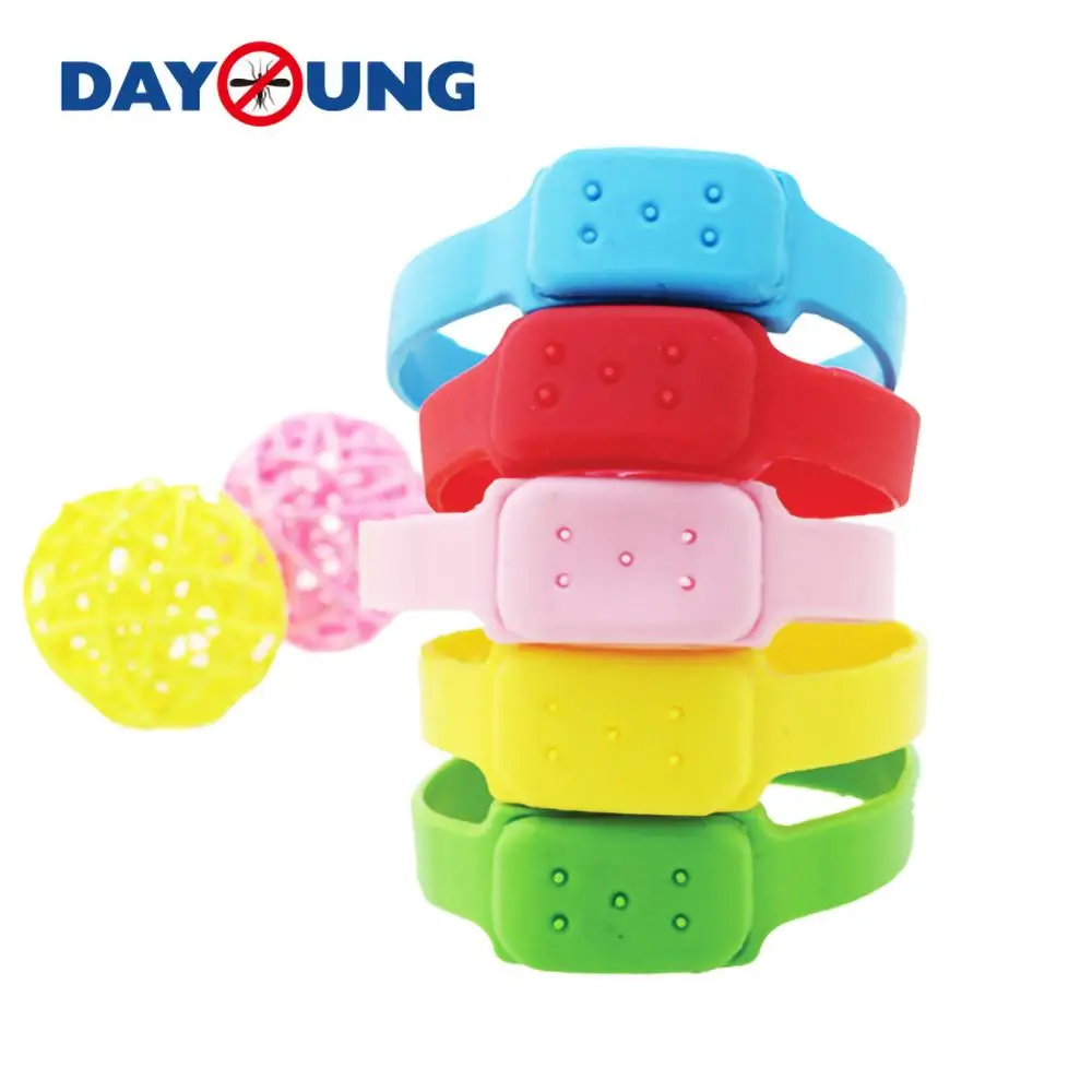 Multi color food grade Non Toxic Anti-Mosquito Essence Oil Repeller Insect Repelling Bracelet