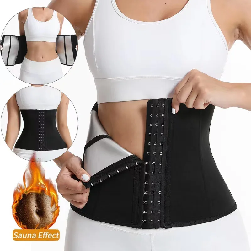Waist Trainer Women Shapewear Bodysuit Shapewear Fitness Exercise Hip Lift Belly Band Sweat Girdle Waist