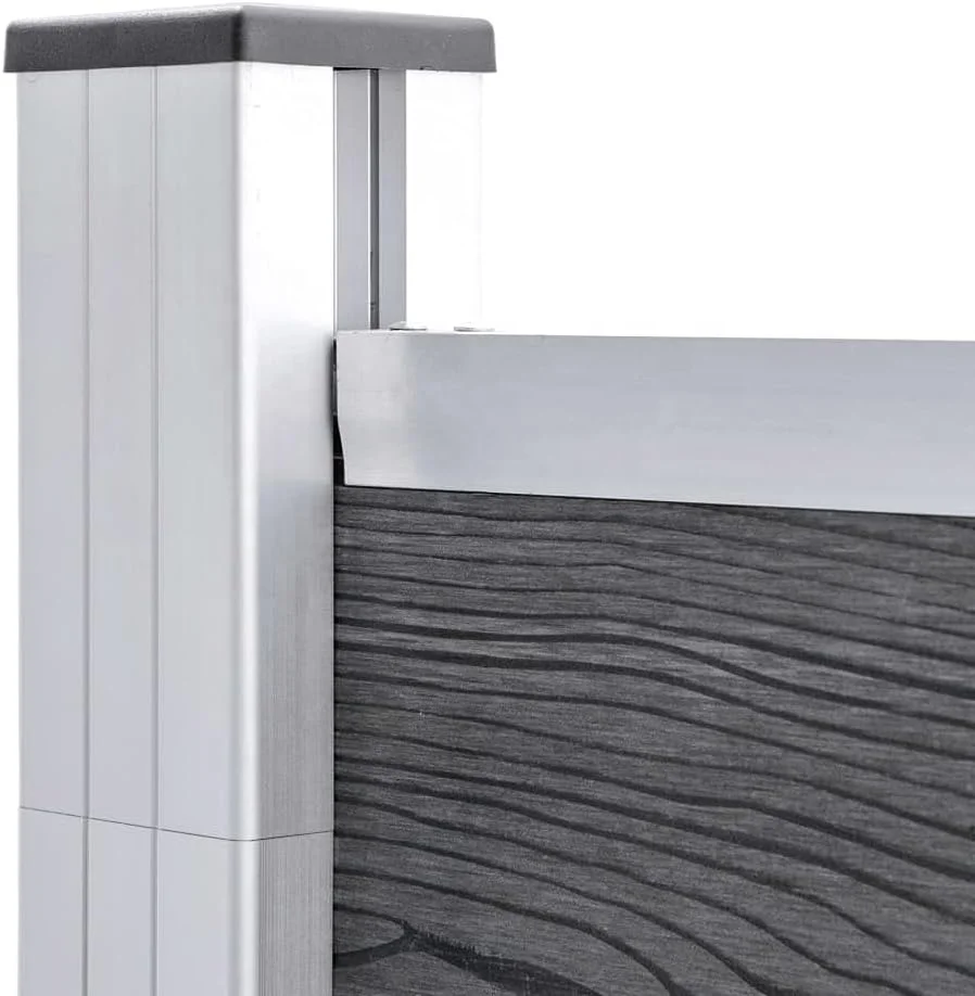 Wood Plastic Composite Boards Panel for houses courtyard wpc fencing panel Pergola Patio Balcony Waterproof  Garden fence