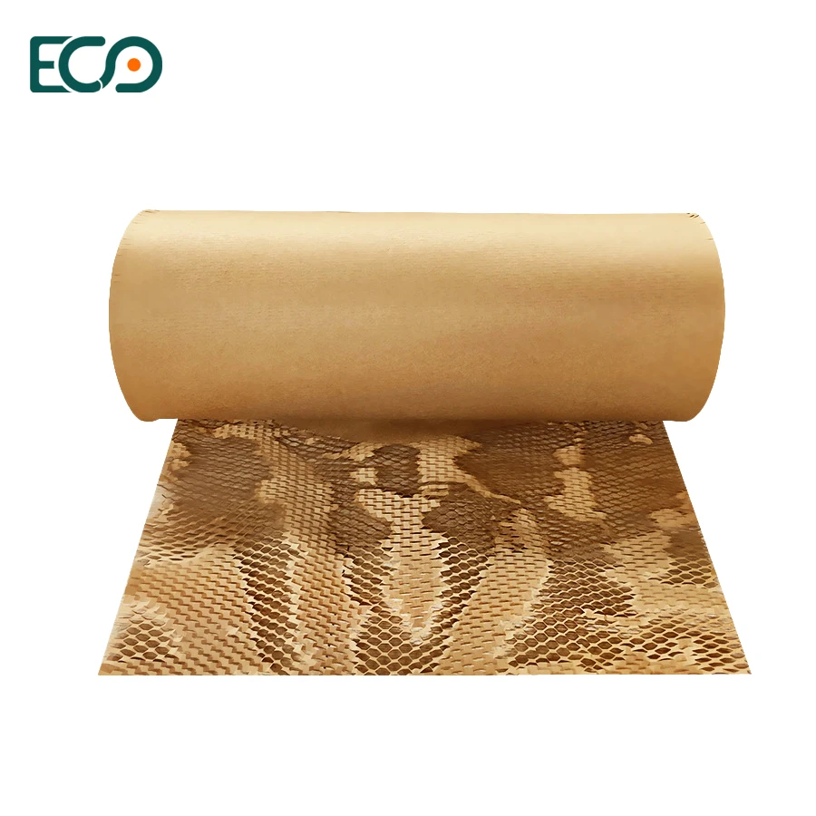 50cm Width 100m Length Recyclable Packaging Honeycomb Paper Wrap Sheet with Small Business Packaging