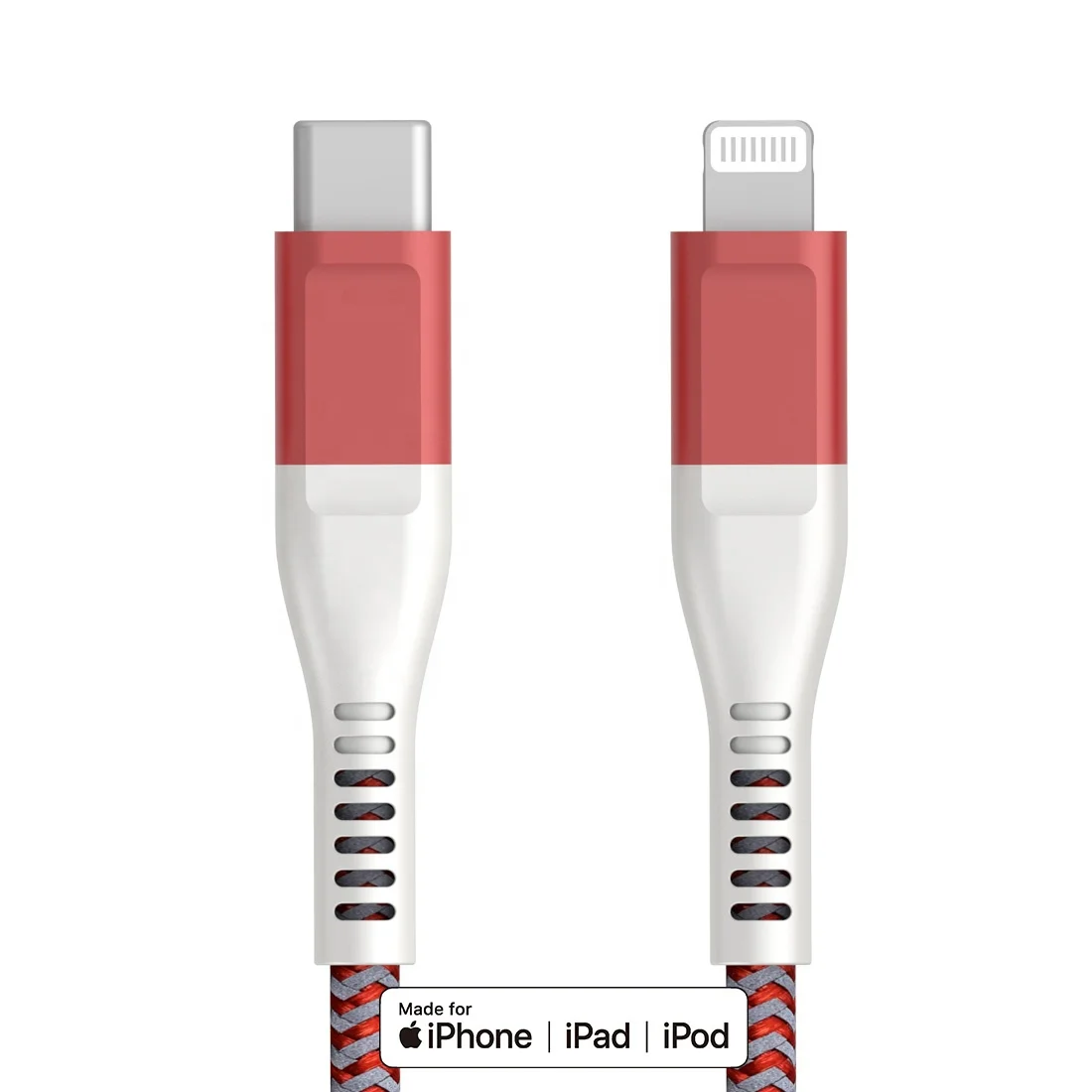 Red C94 Fast Charge Kabel USB C to Original MFi Certified Cable 1M