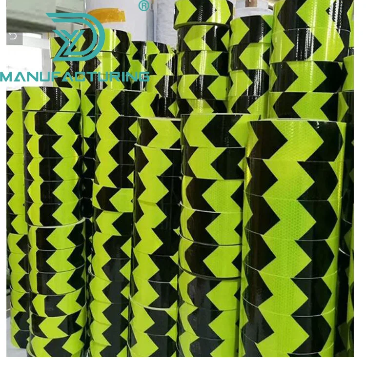 Vehicle Diamond Grade White and Red Conspicuity PET Reflective Tapes