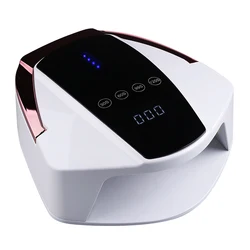 96W  UV LED Gel Nail Lamp Professional Nail Dryer With Smart Touch Display Portable Wireless Rechargeable Nail Manicure Lamp