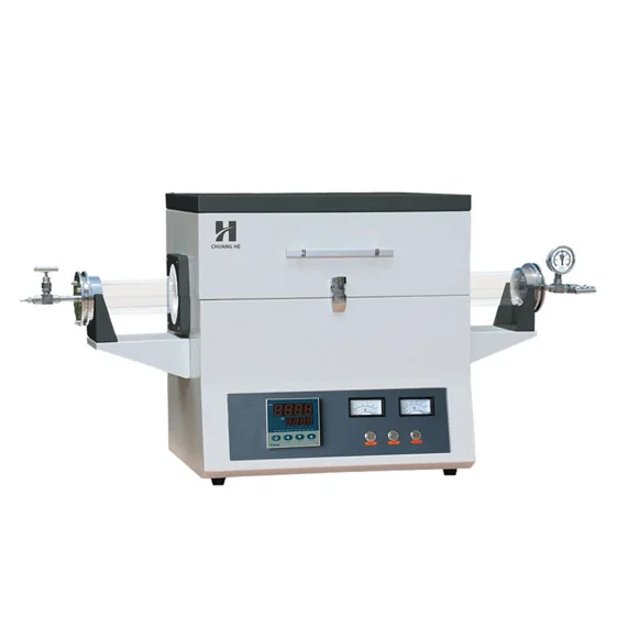 1200c Single Zone Ceramic Sintering Powder Lab Tube Furnace With 80mm Quartz tube