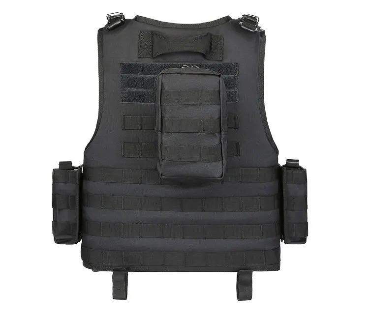High Quality  Adjustable Backpack Vest With Magazine Medical Pouch Interphone Louch Waist Belt