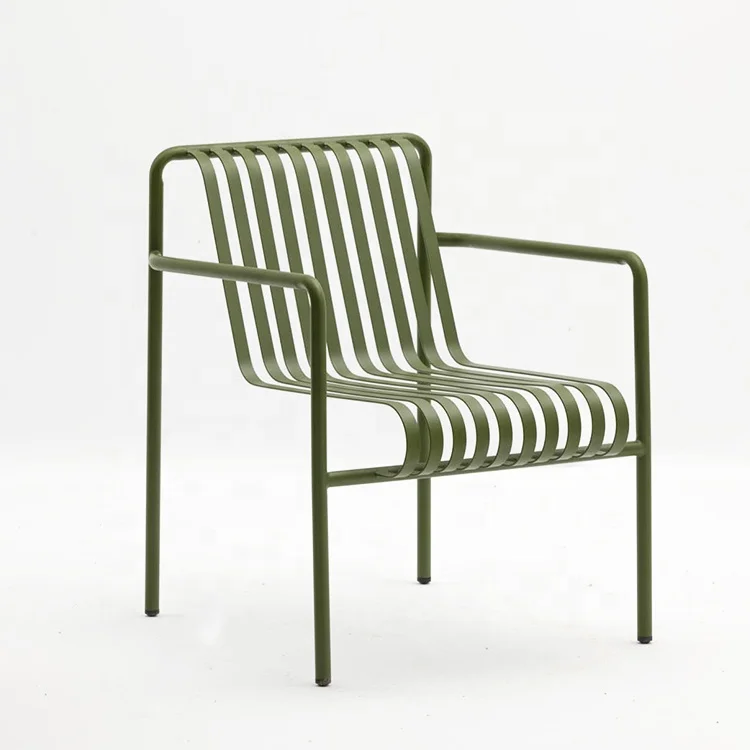 Hot Sale Outdoor Furniture Garden Sets Iron Powder Coating Chairs And Tables Coffee Bistro Beach Stackable Dining Lounge Chair