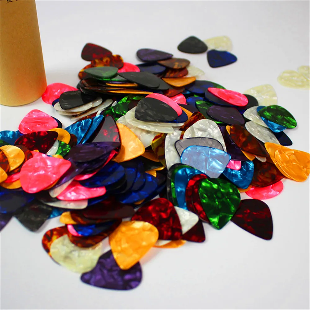 Wholesales plectrum guitar pick colorful Celluloid 0.46mm thickness guitar pick