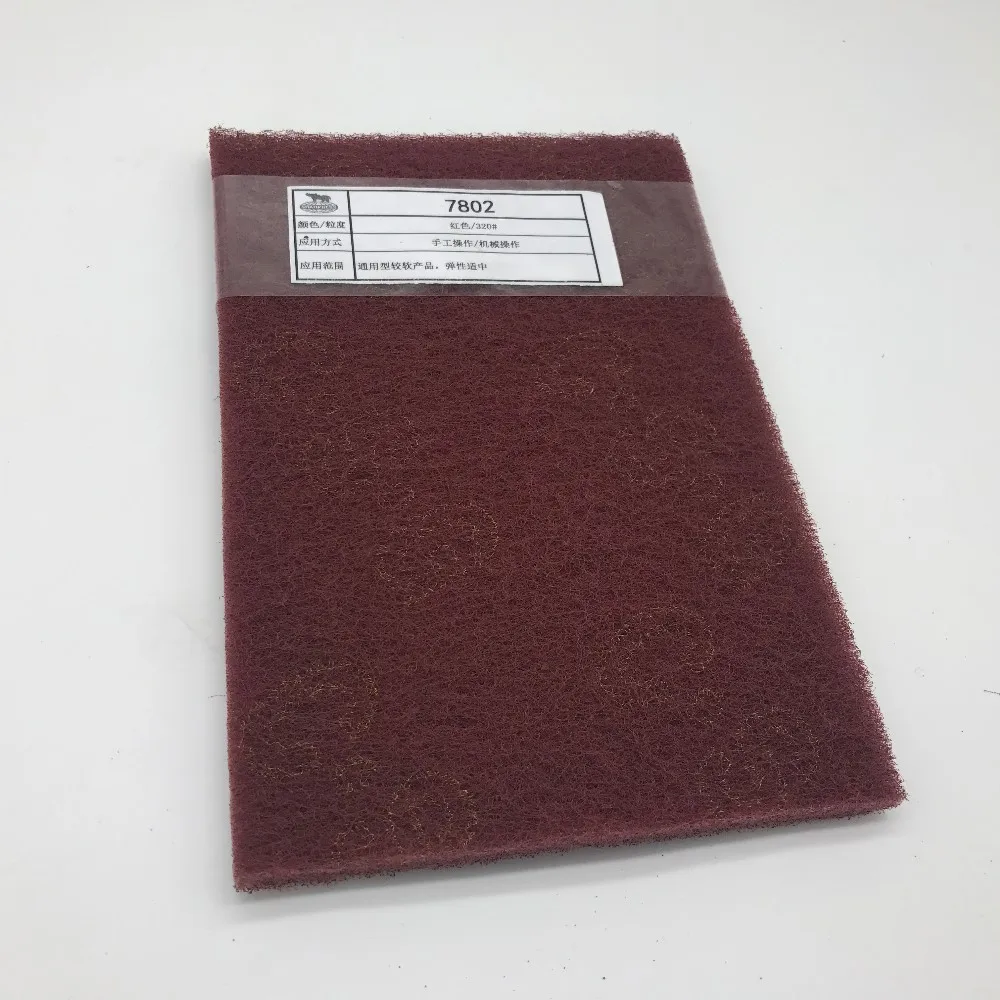 Well matched Non Woven Abrasive Scouring Pad for wire drawing of no-metal