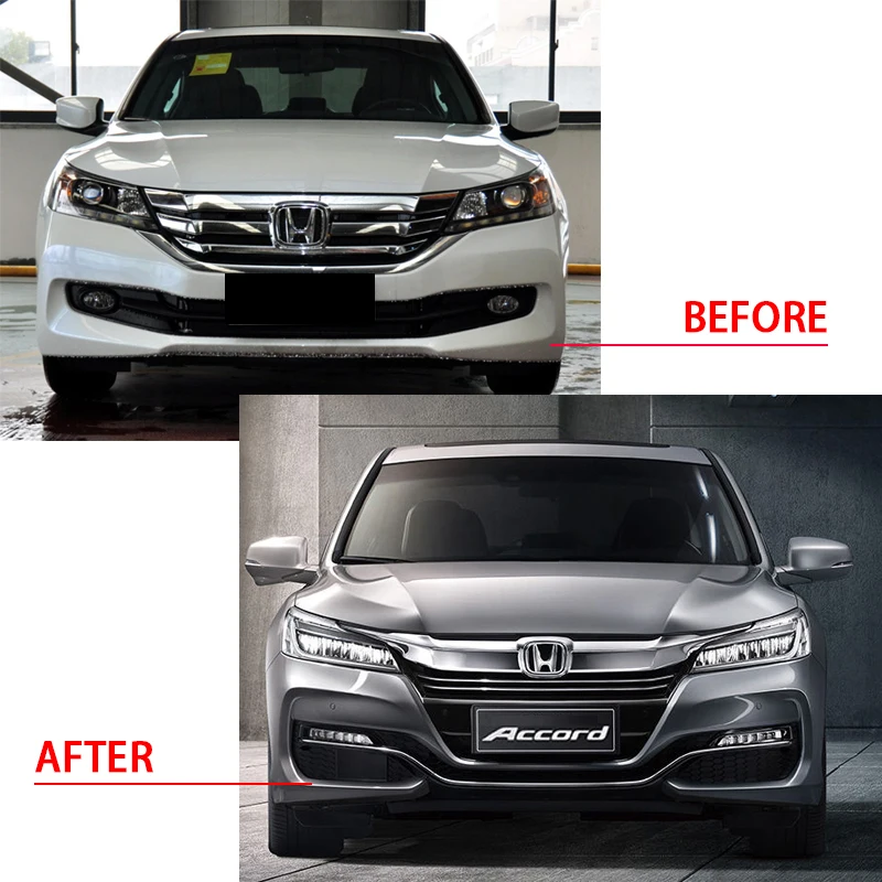 Комплект переднего бампера для honda accord 9th CR 2013 2014 2015 Up 2016 2017 спортивные аксессуары