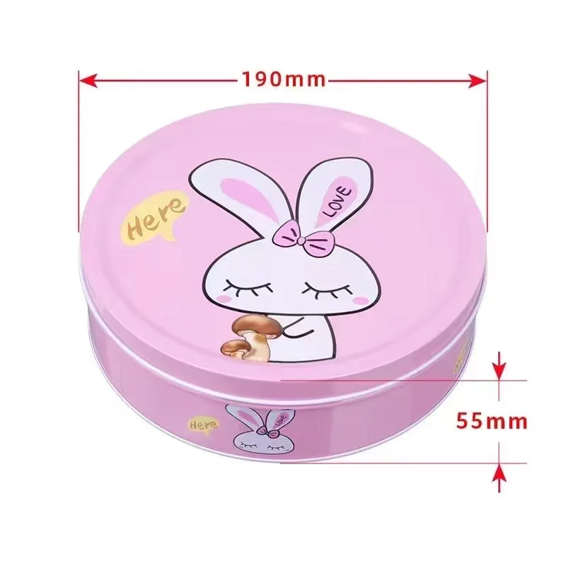 Custom Cylinder Shape Round Metal Box Tea Container Canister Airtight Tin Can for Loose Tea Coffee Candy cookie Metal Tin Boxes