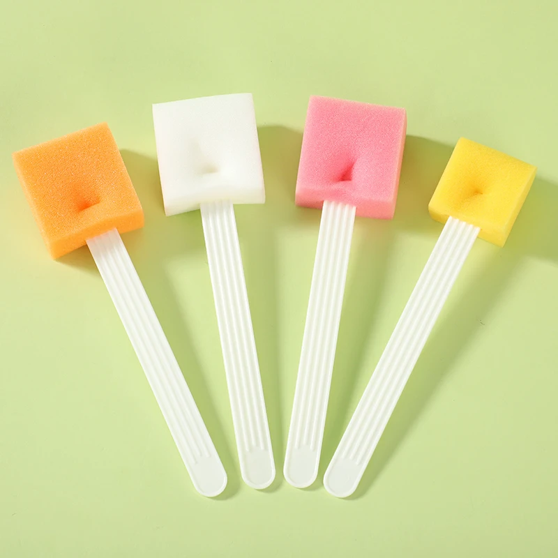 Disposable applicator Sponge brush for wound dressing Medical kit accessories Can be used for household cleaning brush