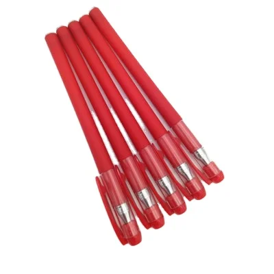 Wholesale Custom Frosted Gel Pen Bullet Carbon Pen 0.5 Signing Pen For Office Business Exams