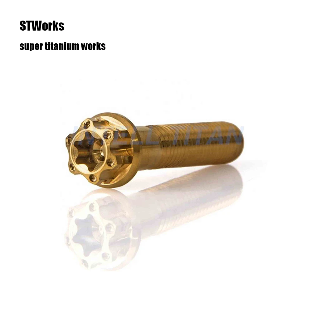 High Strength Custom Titanium Alloy Torx Bolts Custom Flange M8 Polished Bolts