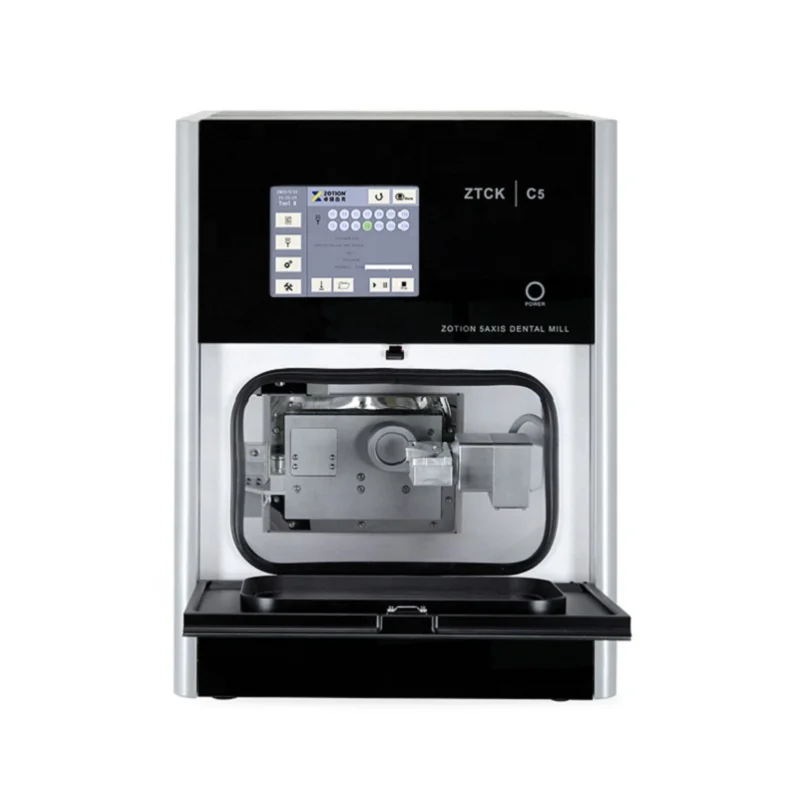 Newest 5 axis zirconia PMMA Wax materials cad cam dental milling machine